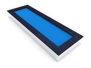Trampolína do země TRA-O470-BZ - modrá